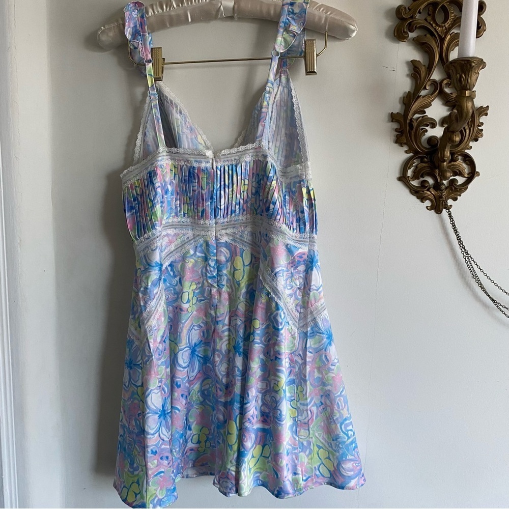 FOR LOVE & LEMONS FLORAL SLIP DRESS - Picture 3 of 12